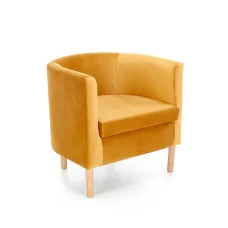 Armchair CLUBBY 2 mustard